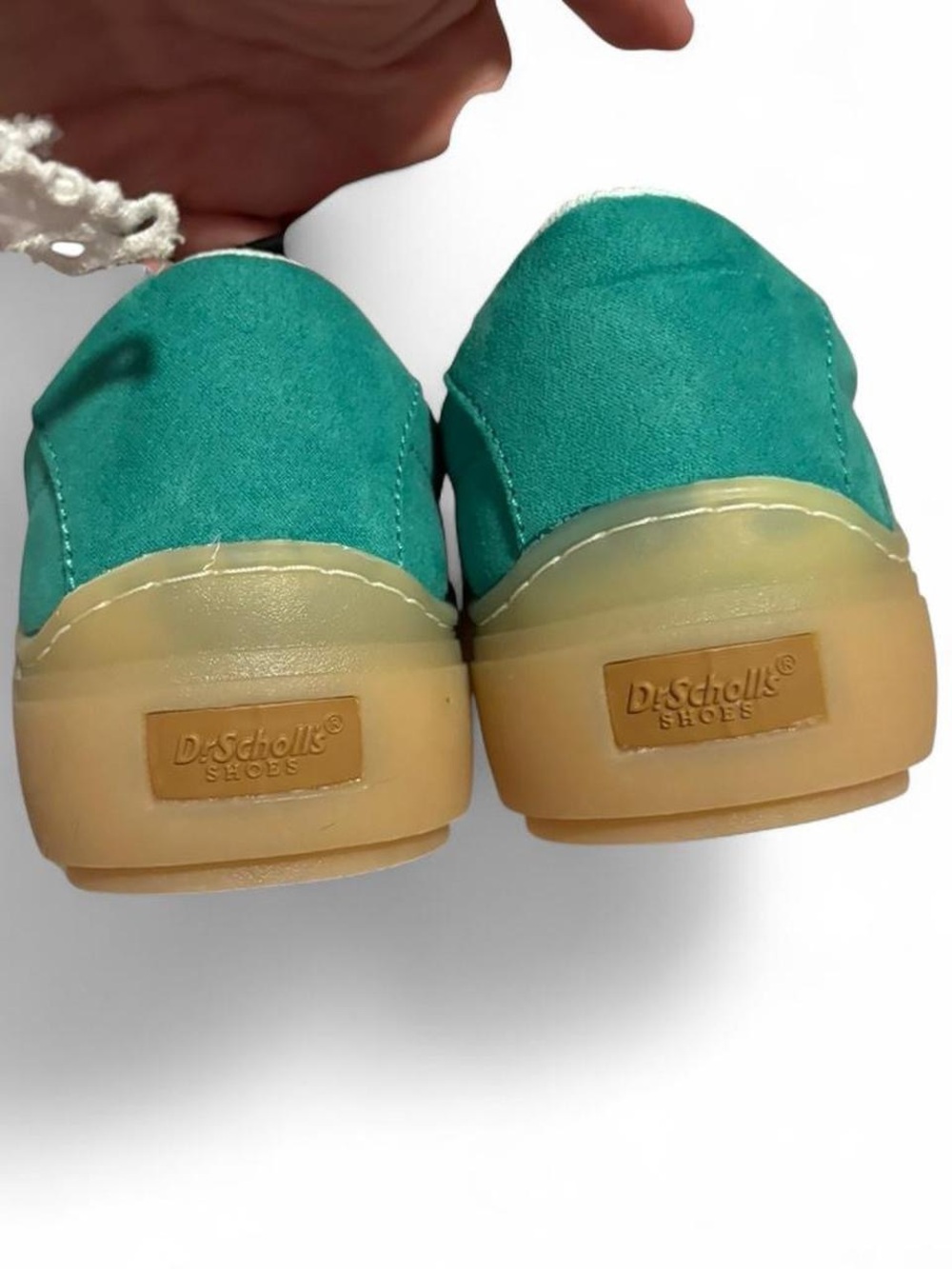 Cute NWOT green used platform sneakers Dr Scholls 6.5 - Picture 7 of 8